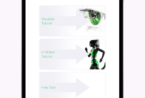 Visualize vs. In Motion vs. Free Train in Opti Train